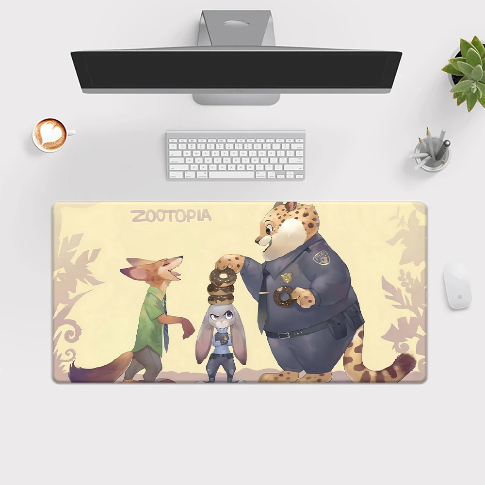 Zootopia print Mouse Pad Keyboard Gaming Accessories Mouse Mats Game Office Computer PC Gamer Laptop Desk Mat table mat