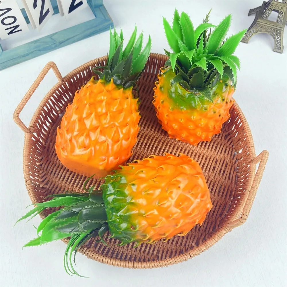 الفواكه الاستوائية الأناناس الاصطناعي رغوة واقعية وهمية الفاكهة الدعائم DIY بها بنفسك الحرفية محاكاة الأناناس نموذج طاولة المطبخ #1