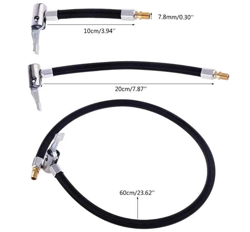 Auto Reifen Inflator Schlauch Tragbare Reifen Inflation Rohr Auto Reifen Inflator Verlängerung Schlauch Hochdruck Reparatur Zubehör – Detail 6
