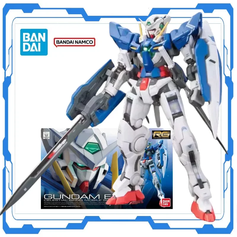 

Bandai Gundam Anime RG 1/144 EXIA GUNDAM GN-001 Assembled Model Anime Action Figure Toys Model Kit Assembly Gifts For Children