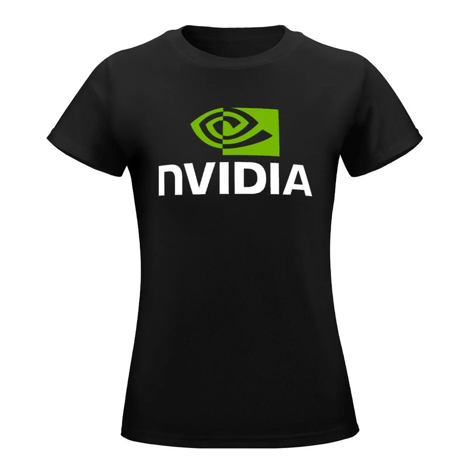 Nvidia T-Shirt cute clothes funnys tops female tops for Women