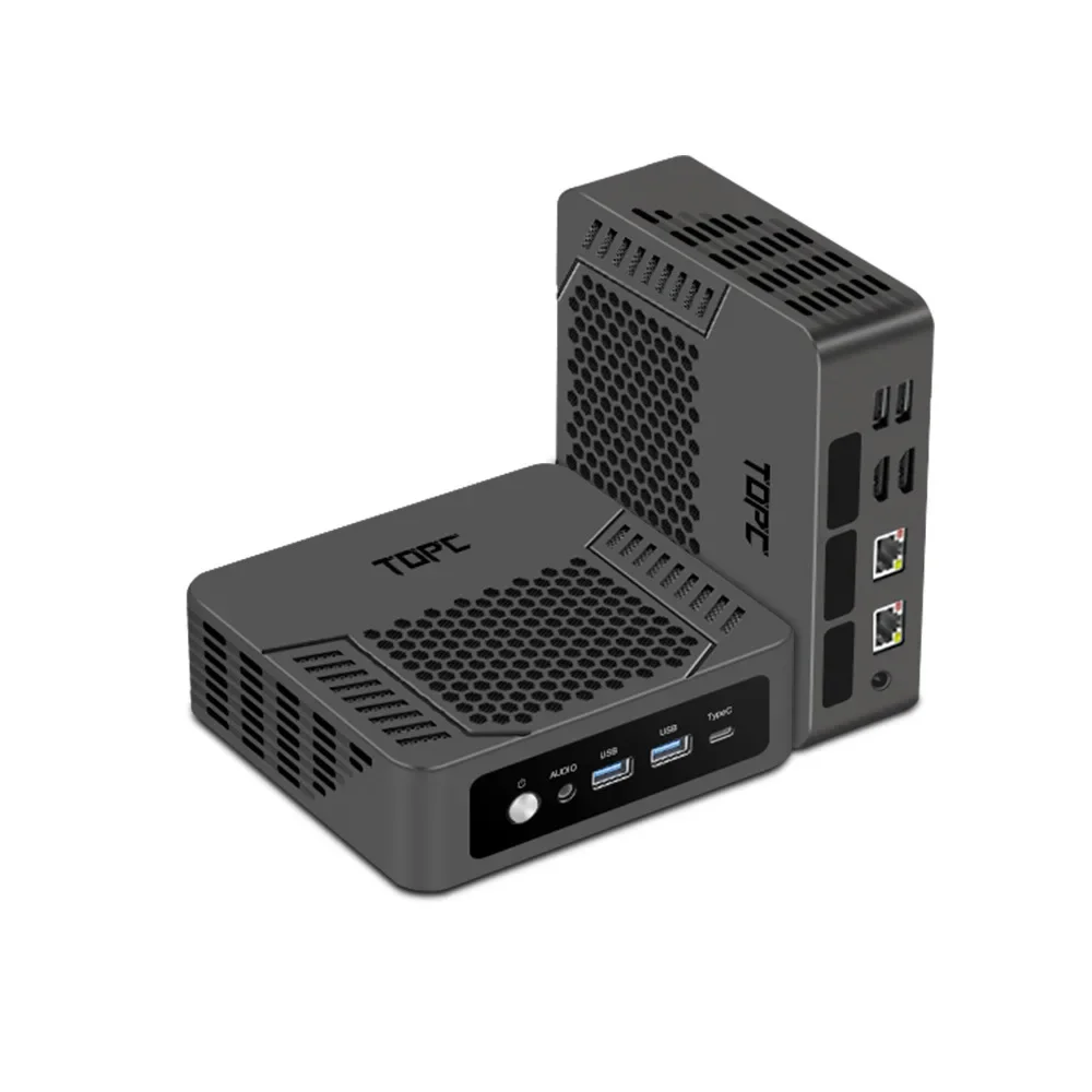 Topton USB4.0 Dual LAN 2xDDR5 PCIe4.0 Win 11 Pocket Gaming Mini PC Cheap AMD Ry-zen 9 8945HS R7 8845HS Mini Computer WiFi6E Home