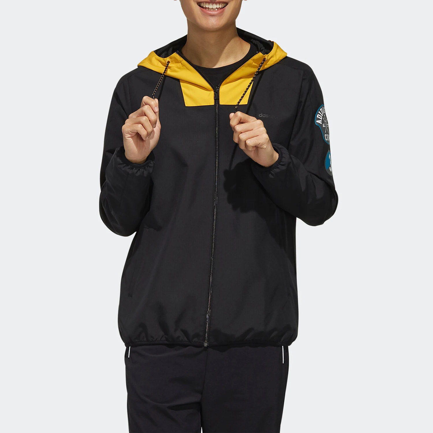 

Мужская куртка Adidas Authentic Jacket, новая коллекция, повседневная спортивная одежда с капюшоном FK5816