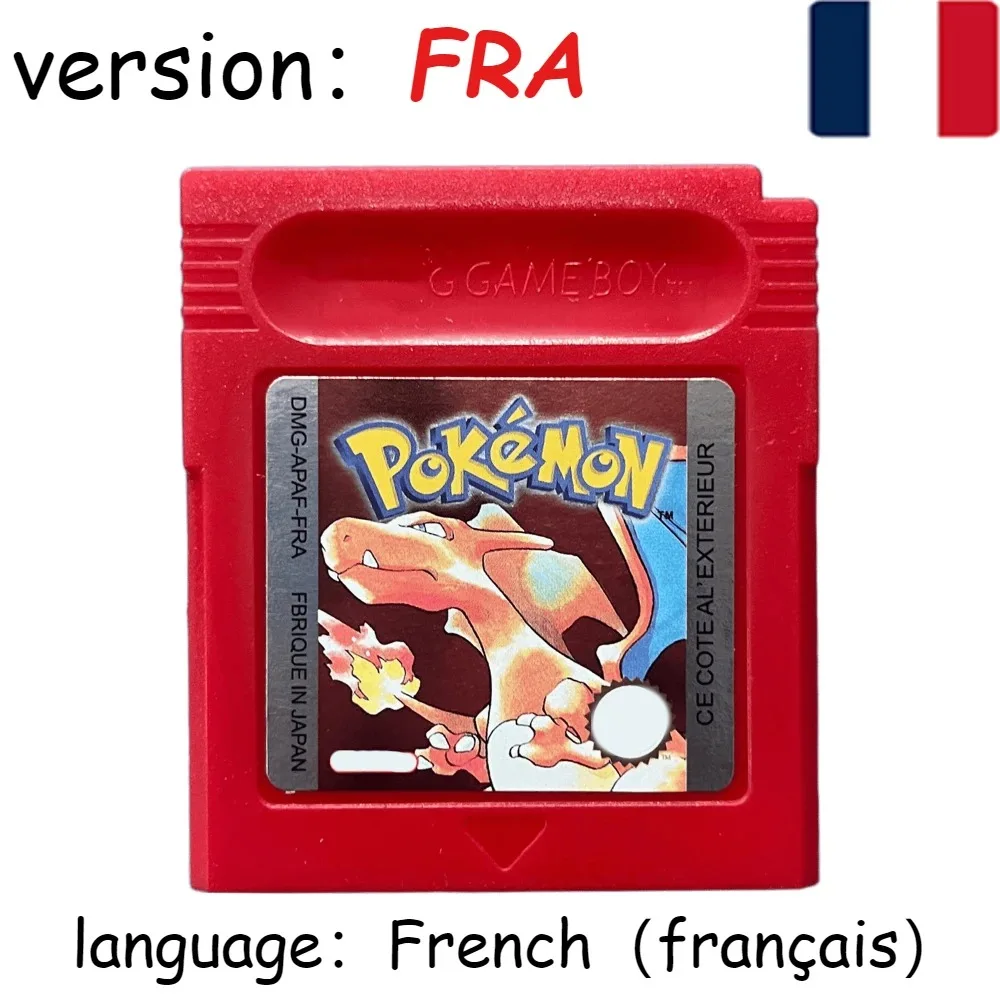 การ์ดเกมวิดีโอ GBC Pocket Monsters 16 บิต รุ่นใหม่ คุณภาพสูง พร้อมคอนโซลในตัว มีหลายเวอร์ชันหลายภาษา
