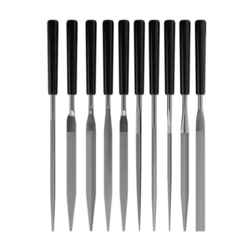 

652F Multifunctional 10Piece Steel Rasp File Set Suitable for Detailed and Stone Carving Smooth Polishing of Metal Glass