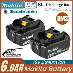 BL1860B 100% Makita li-ion Battery compatible for Makita 18V power tools DDF487 DTW190 DTD156 DHP485 Replacement Lithium battery