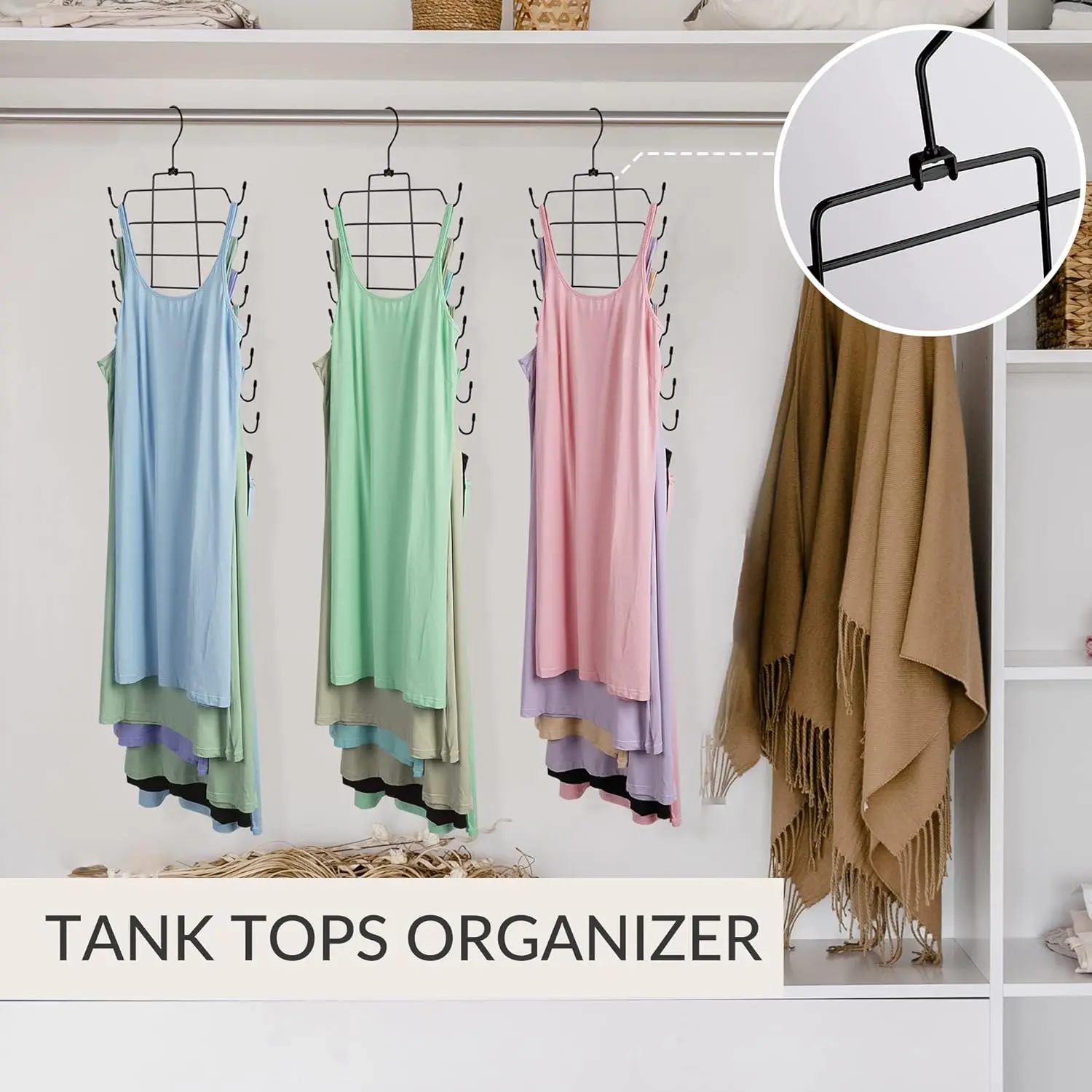 2 Pcs/Lot Underwear Hanger Metal Foldable Bra Organizer 4 Layer Space Saving Underwear Hanger for Closet Organizer Rack