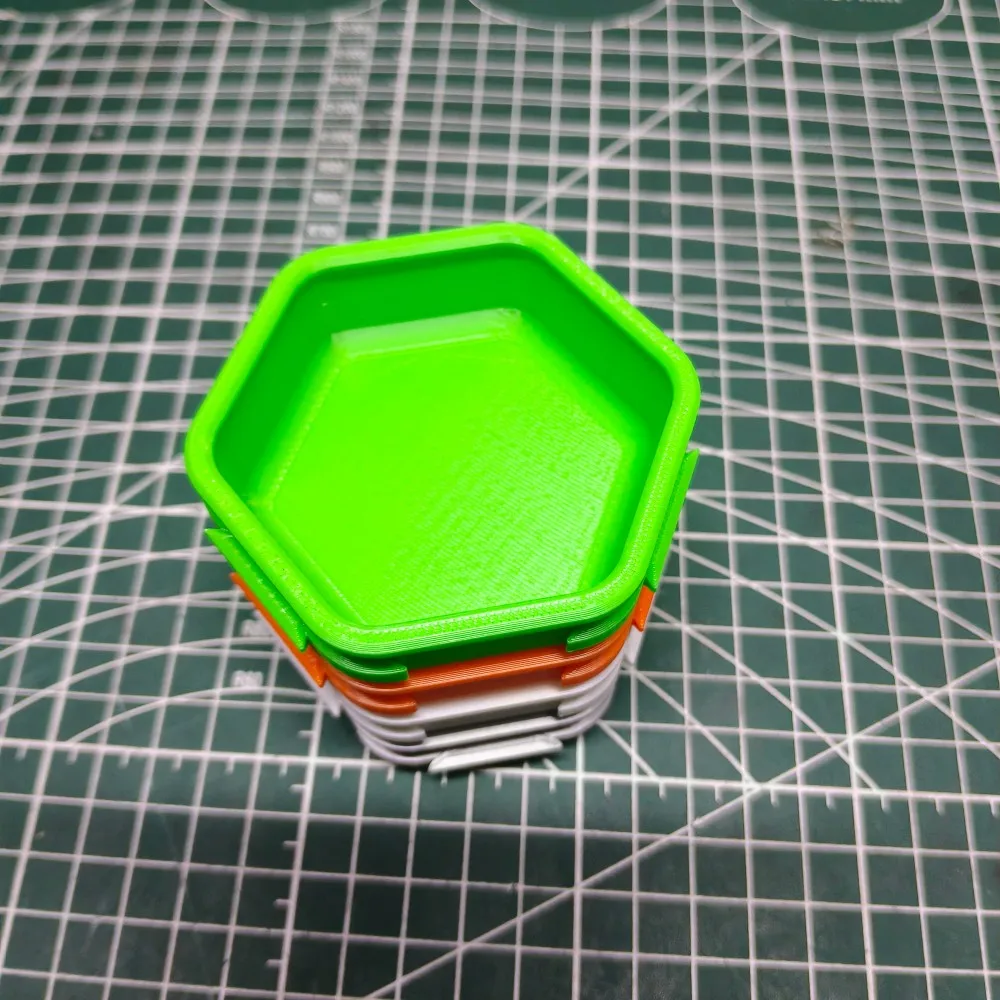 Token Tray Board Game Storage Box Portable Board Game Accessories Game Props Script Kill Token Hex Dice Box