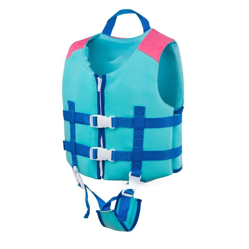 Imagen 2 del producto Chaleco de flotabilidad flotante para niños, traje de baño, equipo profesional para vadear, chaquetas salvavidas de neopreno para bebés, barcos de Kayak, salvavidas de rescate