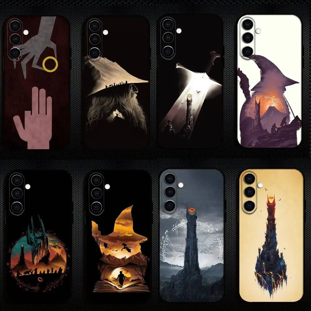 

The L-Lord R-Rings Phone Case For Samsung Galaxy A73,A72,A71,A70,A53,A52,A51,Others Soft Black Cover