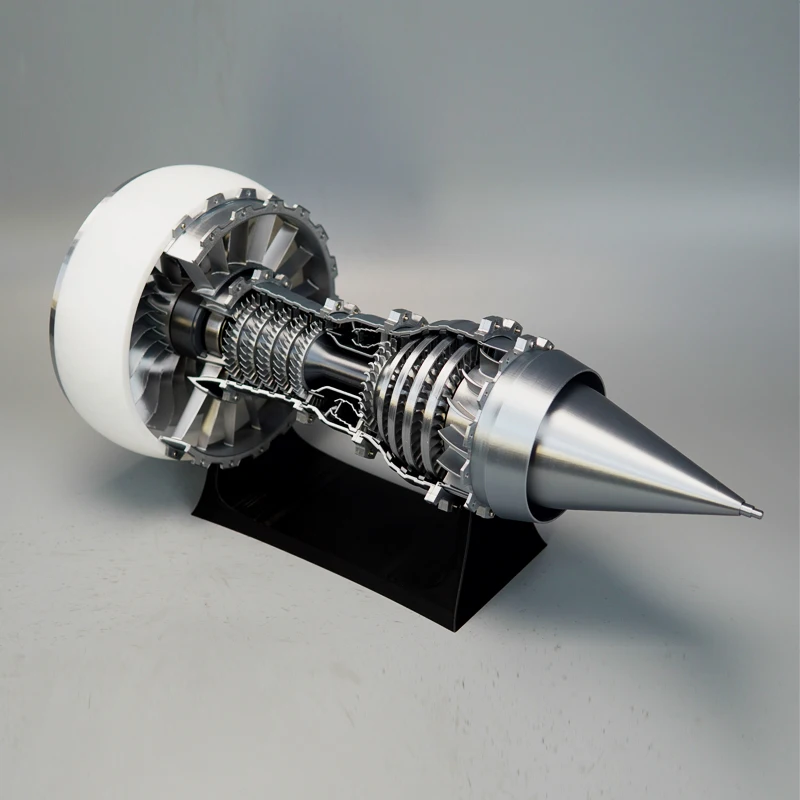 TRENT900 Turbojet Turbofan Engine Model Toy Plastic 3D Printing Technology Can Be Used As A Collection Gifts for Boys and Girls