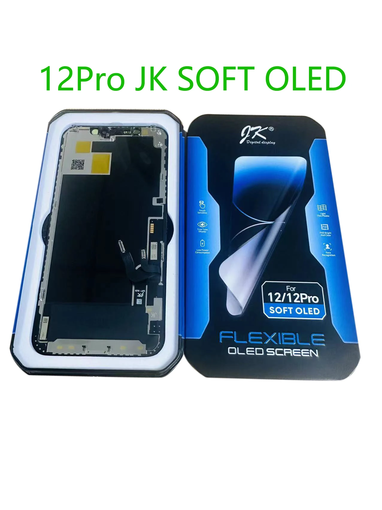 JK OLED شاشة الكريستال السائل بانتيلا استبدال آيفون 11Pro 12PRO 13 14 15 16 14Pro 15Pro ماكس محول الأرقام شاشة تعمل باللمس كاملة #5