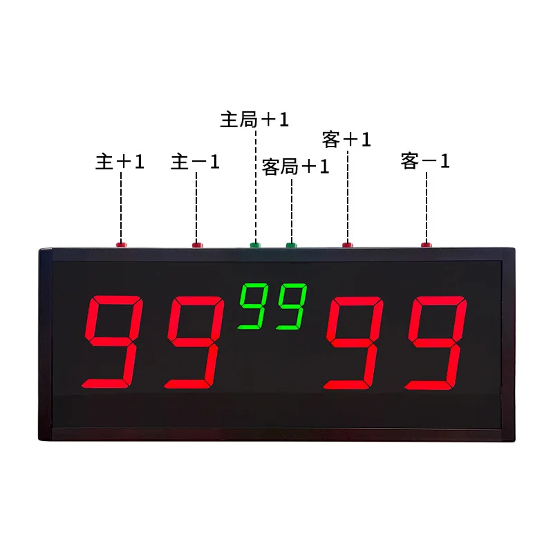 Electronic Digital Scoreboard for Basketball Volleyball Billiards Badminton Table Tennis, Remote Control Scoring Display Device