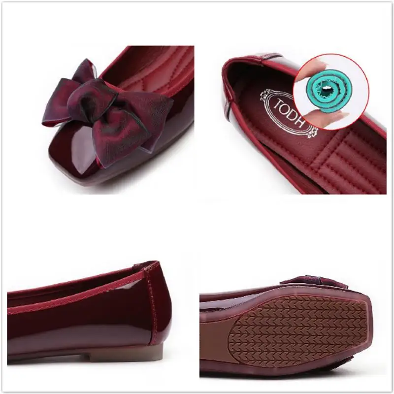 2022 New Women\'s Shoes Ballet Flats Boat Shoes Woman Slip-on Party Wedding Elegant Shine Best Sellers Classics Fashion Quality