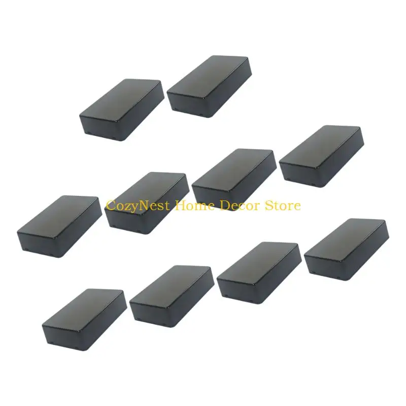 92MF Electrical Wire Enclosure Case, ABS Rectangular Housing with Side Openings, 10 Pack for Indoor Cable Installation Use