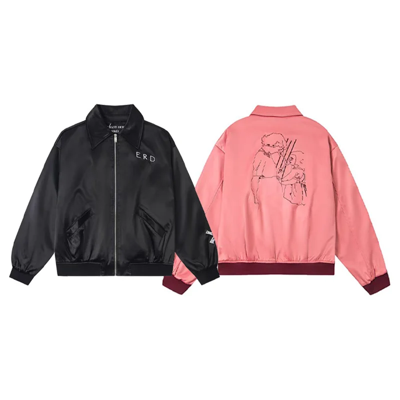 

Повседневное свободное дэт из искусственной кожи с вышивкой в американском стиле High Street второго поколения для мальчиков-подростков