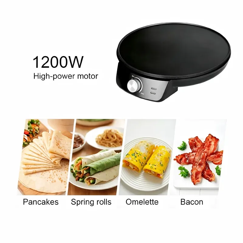 for Pancake Machine Multi-function Fruit Burrito Spring Roll Pan Fritter Scone Maker