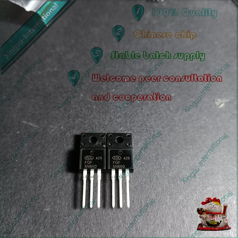 

1PCS/ Piece FQF5N60D 5A/600V TO 220F N-channel Liquid Crystal Power Supply Field Effect Triode