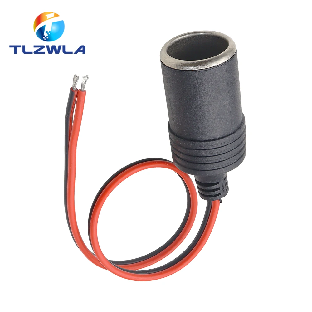 Toma de corriente de alta potencia para encendedor de cigarrillos de automóvil, 10A, 12v, 24v, 30CM de largo, 1 unidad