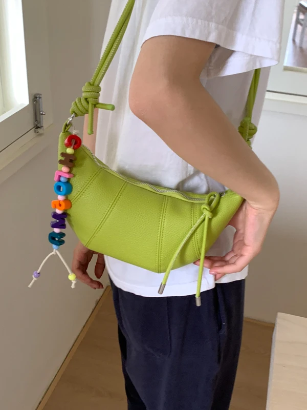 

een Dumpling aped Crossbody Bag Luxury mat Sle Women's Bag Soft Cowhide Leather Briti Sle Summer 2025