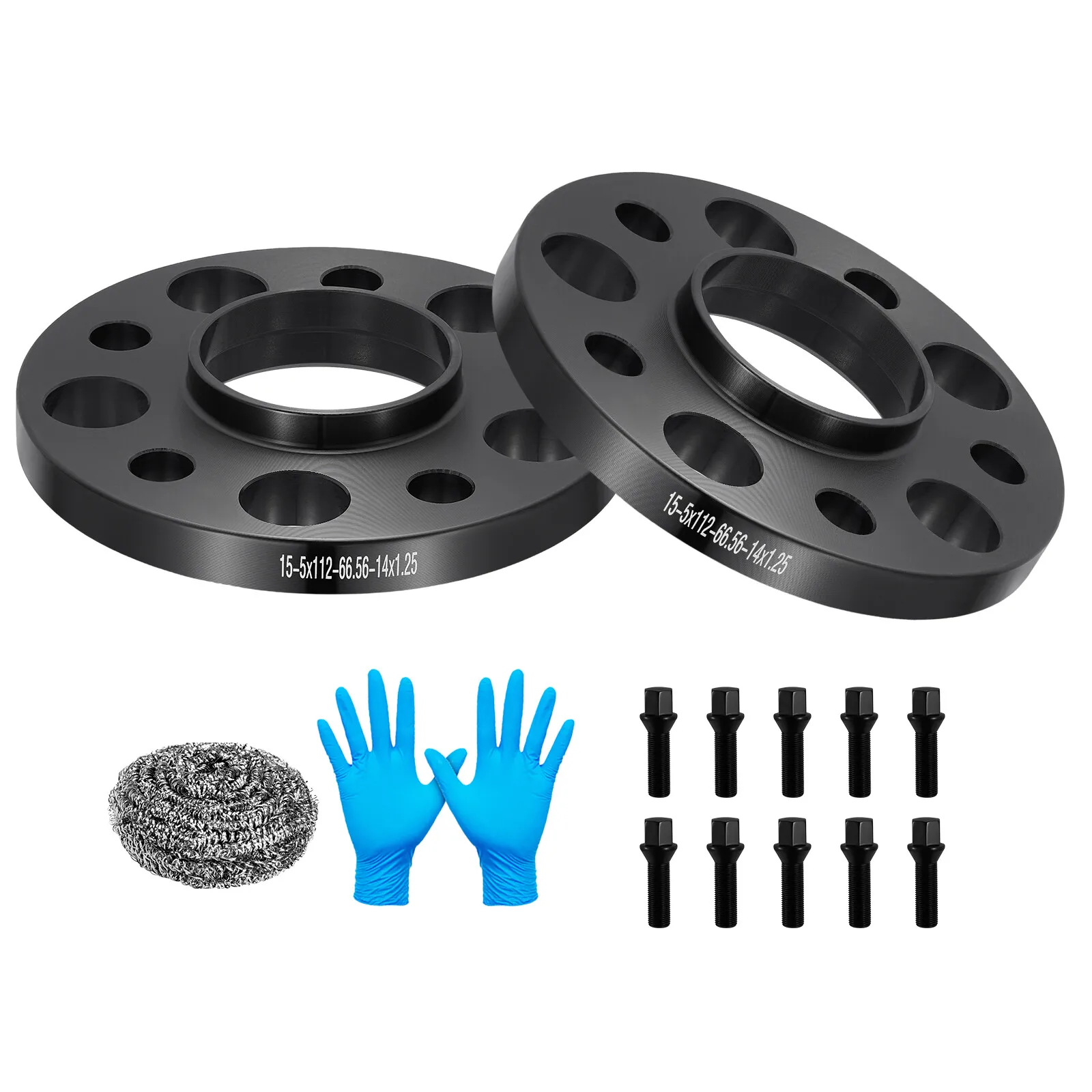 

2x15 мм 5X112 Проставка для колес 66,56 мм CB 14X1,25 БОЛТ для BMW G30 M4 X5 650i 740Li
