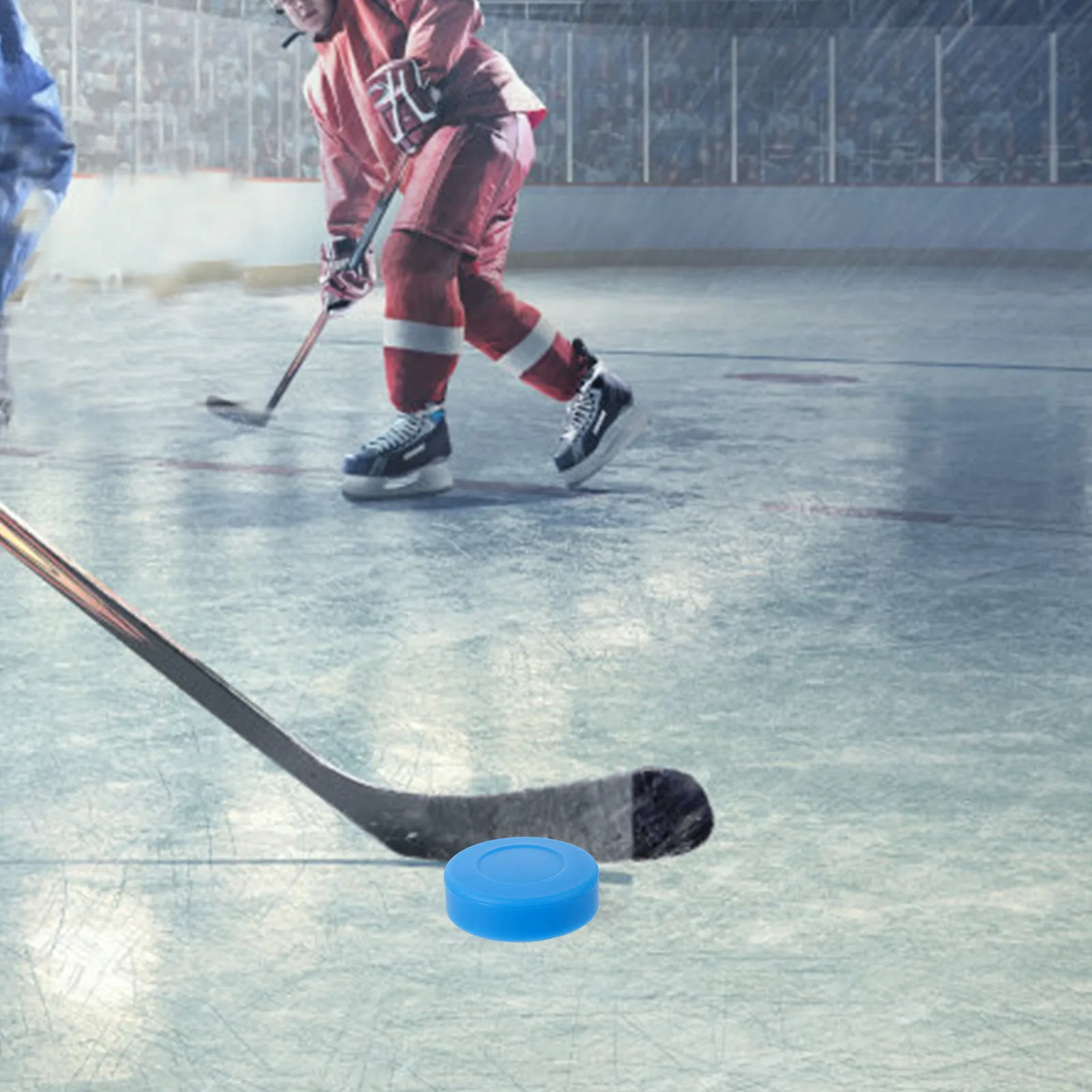 

4pcs PVC Hockey Pucks Flat Hardness Adjustable Lightweight Compact Grass Hockey Game Training Accessory Outdoor Sports