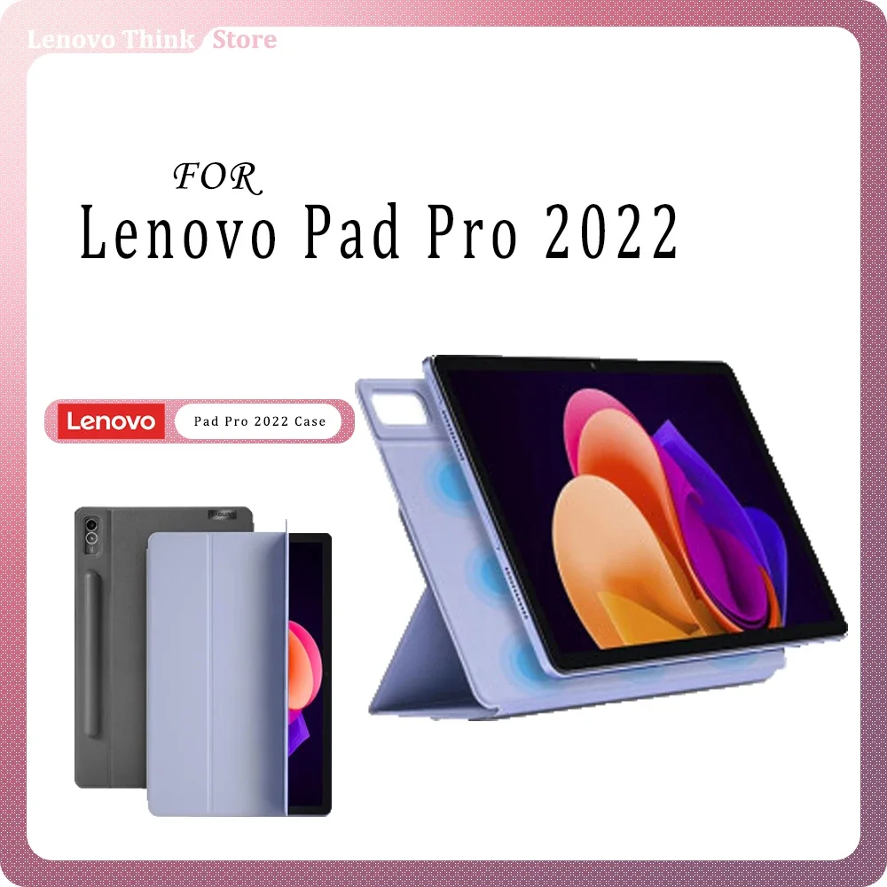 Lenovo Original Protective Case Only for Pad Pro 2022 11.2inch Multi-angle Support Smart Stay Preferred Material