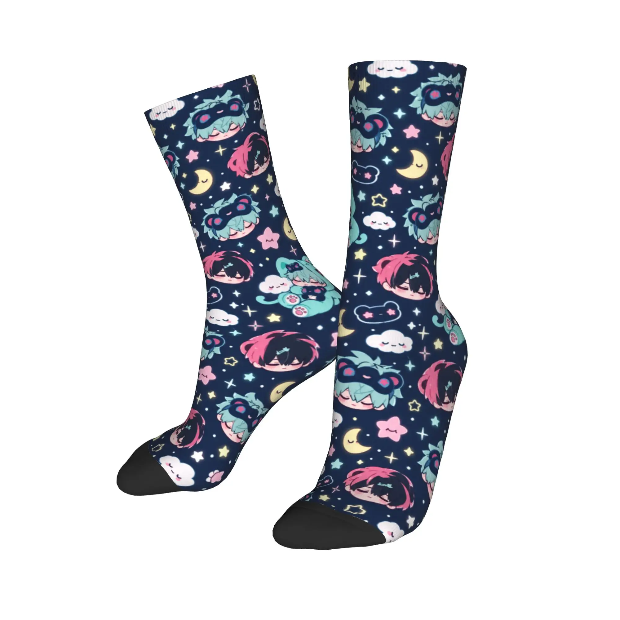 Ivantill Till Alien Stage Chibi Graphic Stockings  Harajuku Socks Men Comfortable Socks Autumn Cycling Anti Sweat Socks Idea