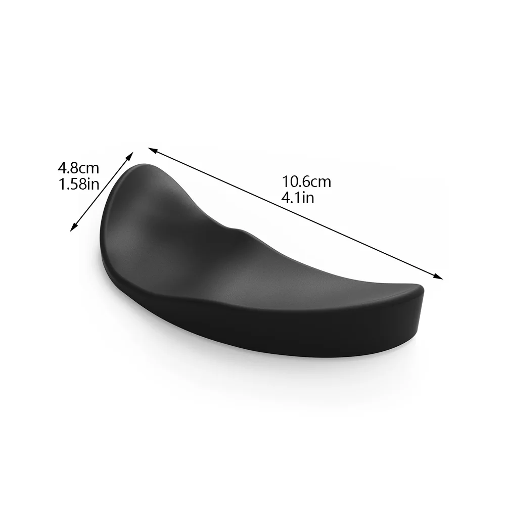 Left/Right Hand Ergonomic Mouse Pad Wrist Pad Silicon Gel Non-slip Streamline Wrist Rest Support Mat For Office Gaming PC JJ1632 view 6