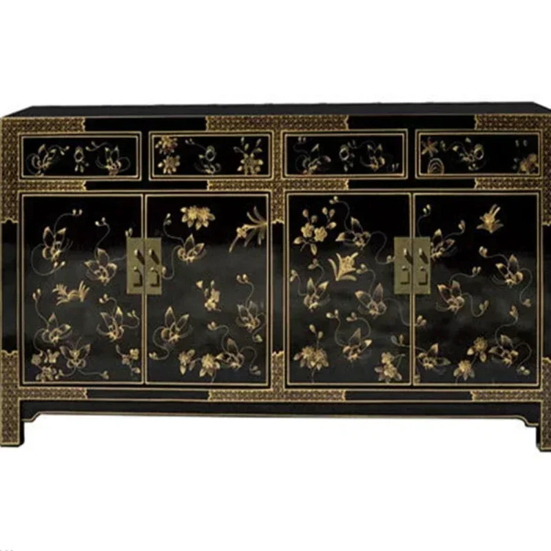 

Hot SalesSolid Wood Furniture Customized New Classic Style 4 Doors Cabinets