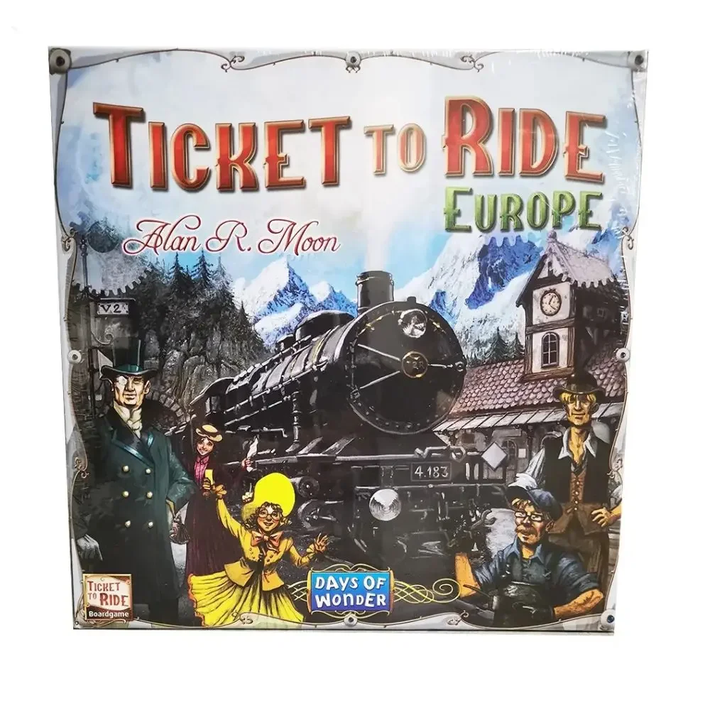 Us and Europe Edition Adventure Ticket to Ride First Journey Train Adventure, divertido juego familiar para niños y adultos