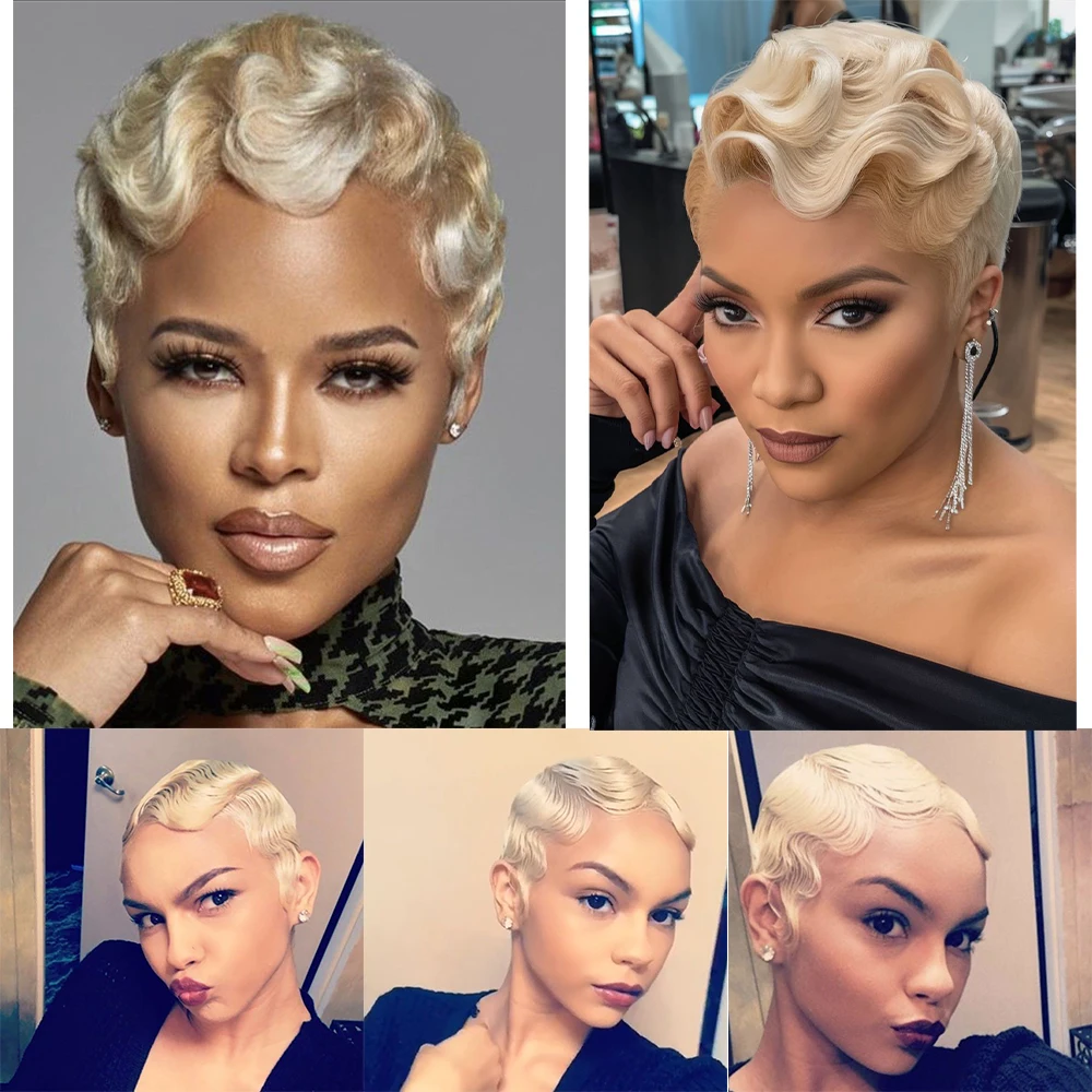 Short Curly Pixie C… - image