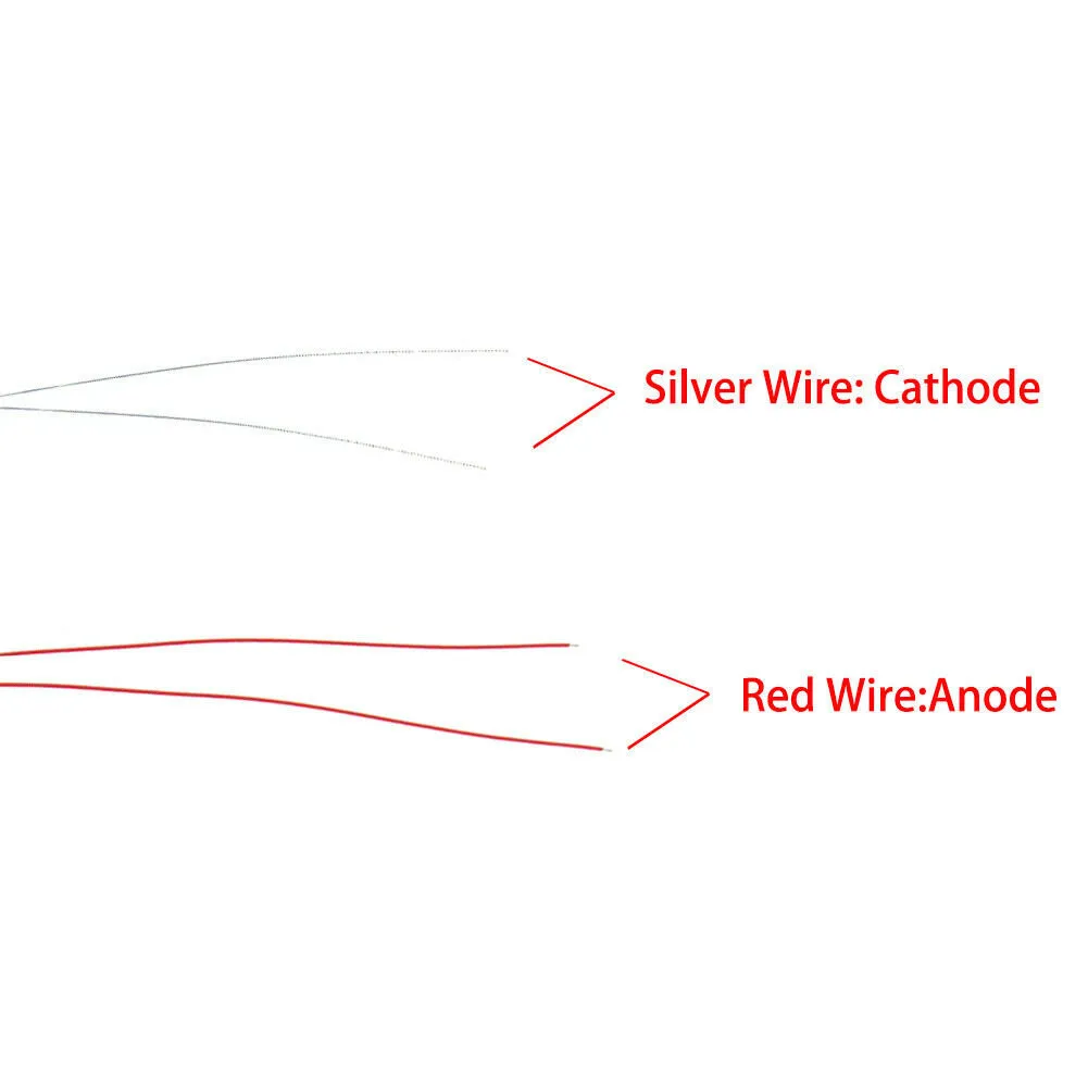 10 Pieces Series Resistors For Connection To 12-16V Double Whip Lamps LED 104mm H0 / 00 Street Lamp Flexible Height