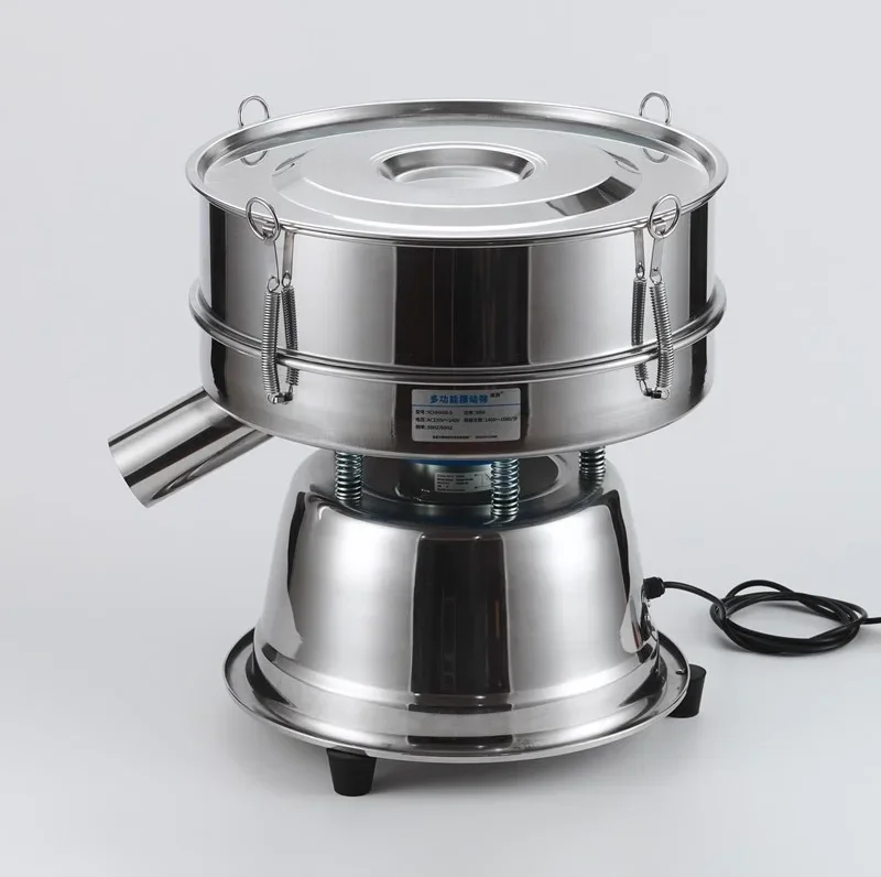 Electric Powder Screening Machine Small Vibrating Sifter Machine Cheap Small Sieve Circular Vibration Sieve Shaker