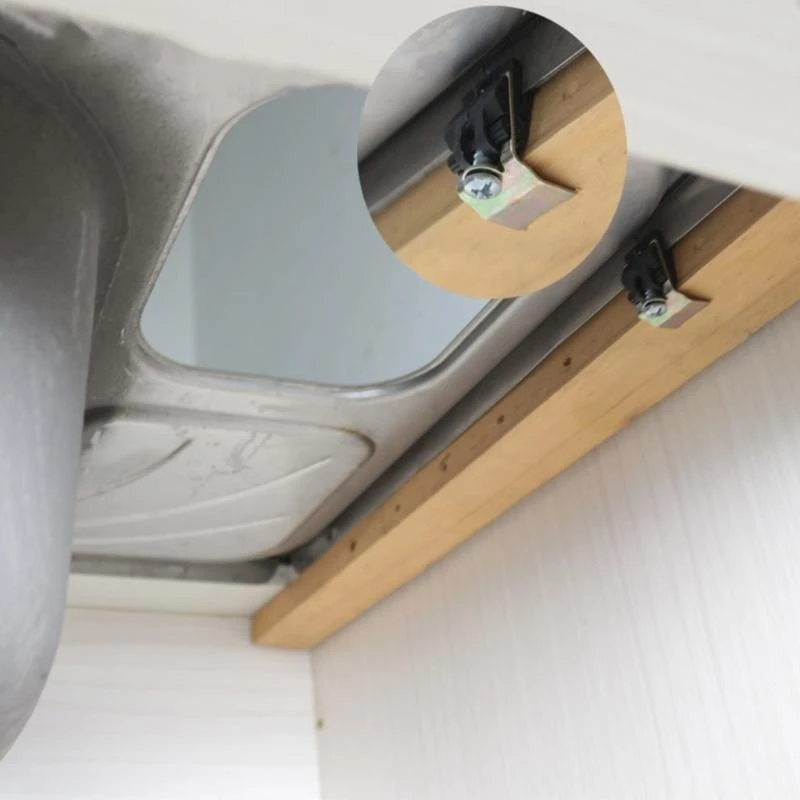 

J2HB Undermount Sink Fixing Fasteners Sink Installation 10pcs for Kitchen & Bathroom