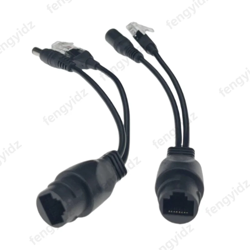 كابل POE الطاقة السلبية عبر كابل محول إيثرنت POE الفاصل حاقن وحدة إمداد الطاقة 12-48 فولت لكاميرا IP #5