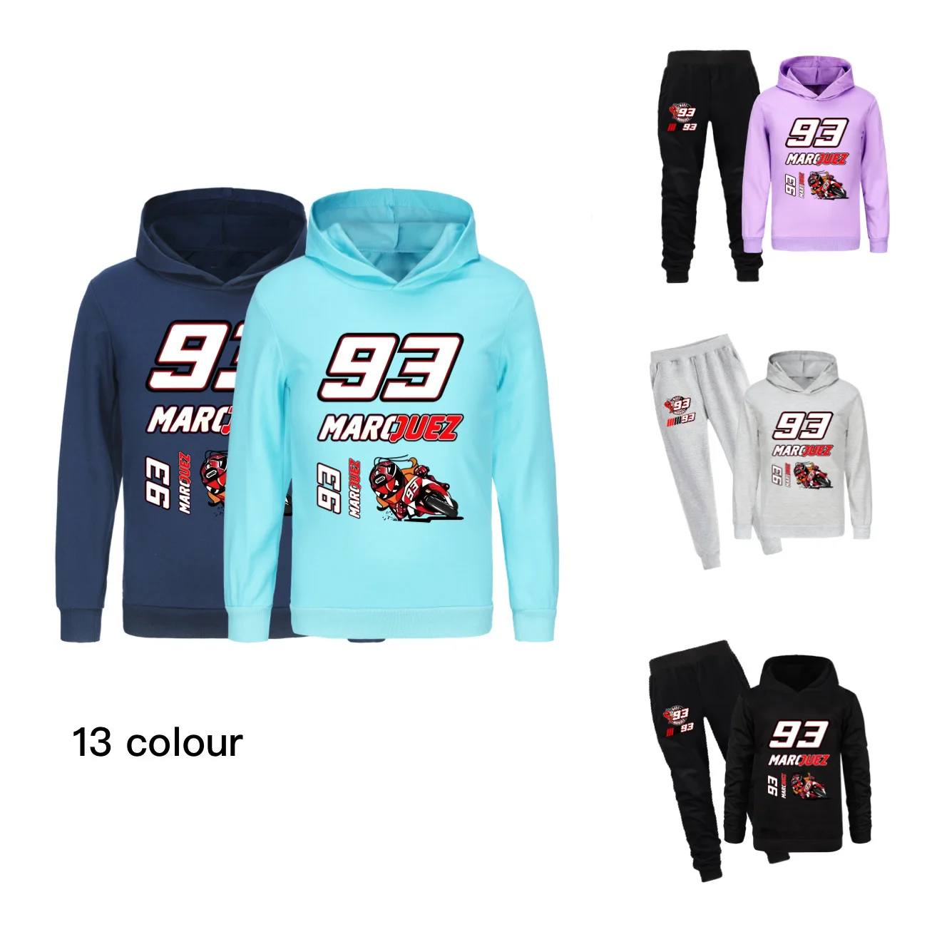 

Kids Hoodie Toddler Girls 93 Marquez Motorcycle Clothes Baby Boys Long Sleeve Sweatshirt Spring Autumn Child Clothing4411
