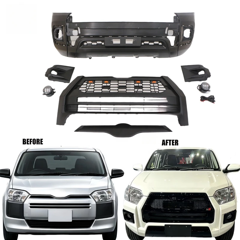 High Quality Modified Plastic Front Bumper Grille Body Kit Upgraded Exterior Bodykits