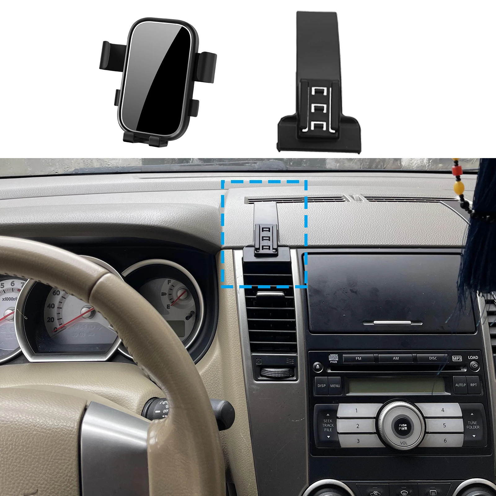 

Car Mobile Phone Holder for Nissan Tiida Latio Versa Trazo C11 2006-2008 2009 2010 Accessories Stand Auto GPS Bracket Navigation