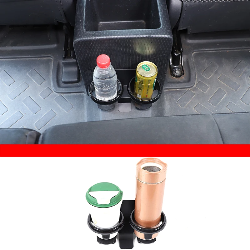 

For Toyota FJ Cruiser 2007-2021 Automotive Interior Cup Holder Accessories Carbon Steel Car Rear Bridge Cup Holder