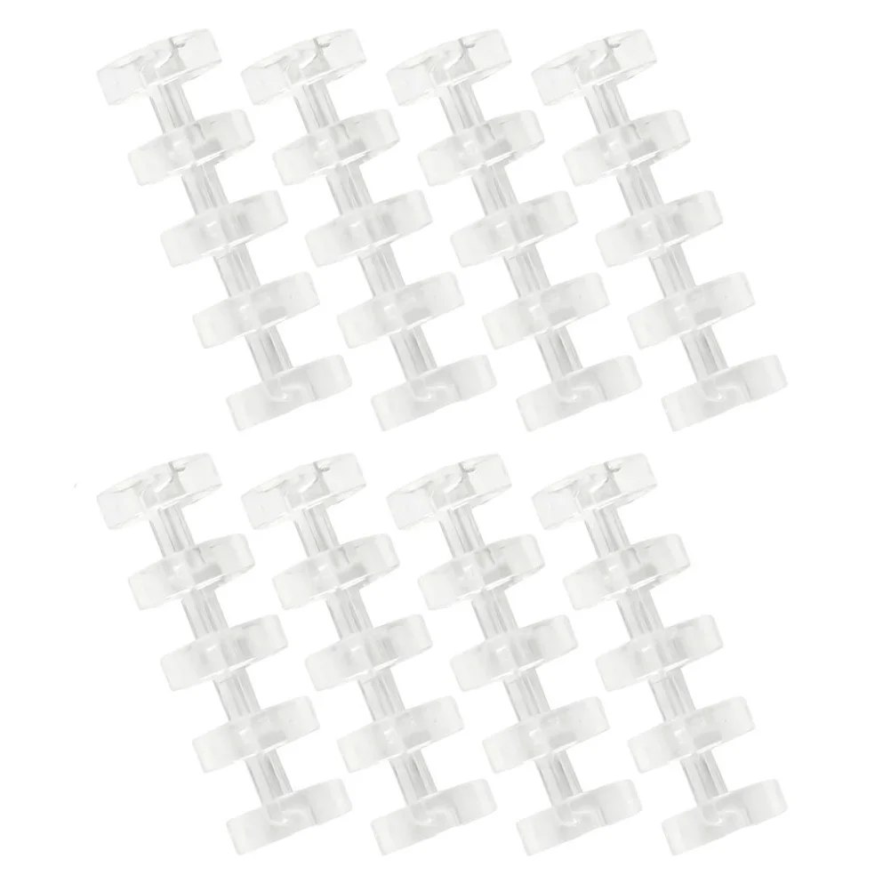 8 pezzi clip per raccoglitori a fogli sciolti raccoglitori segmentati a cinque fori per forniture di cancelleria per file di album pratico e creativo anello per raccoglitori