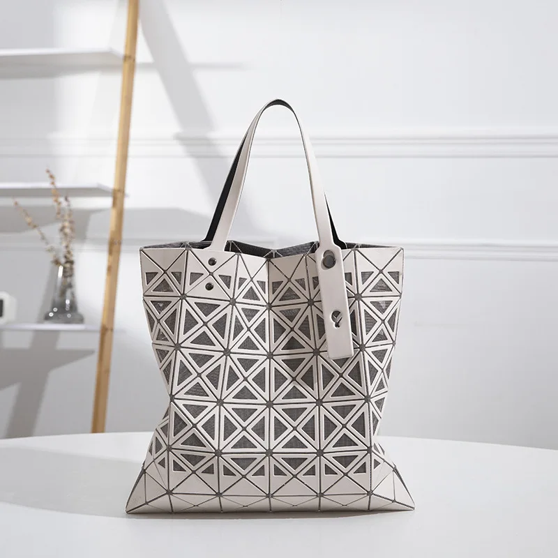 

New Fashion Simple Women's Bag Hollow Geometric Patchwork Bag Trendy Women's Shoulder Handbag