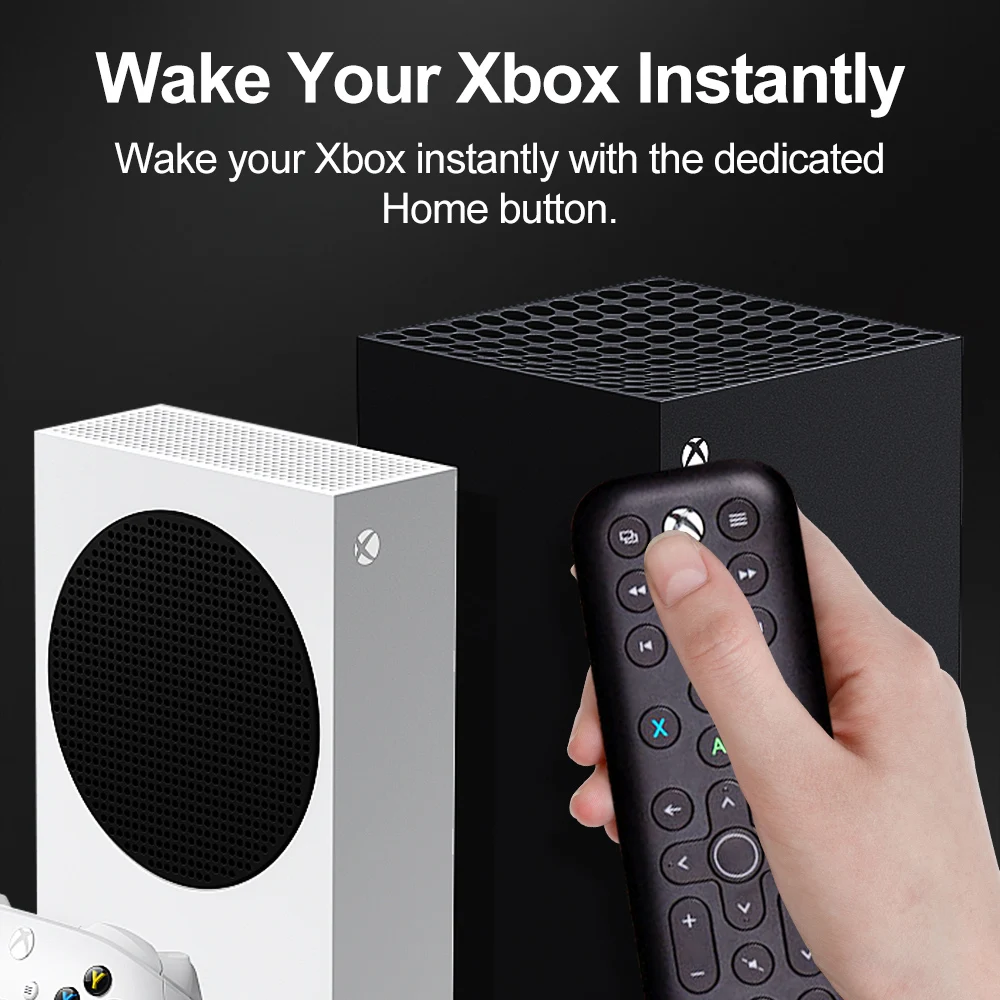 8BitDo XBox Media Remote Licensed By Microsoft,compatible with Xbox One, Xbox Series X, S（Infrared Remote）Microsoft Xbox Console image 5