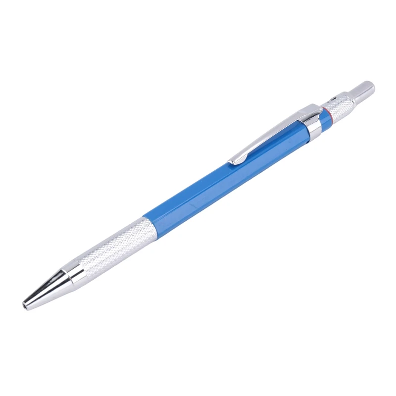 ร้อน! 8 ชิ้น Carpenter Scriber เครื่องหมายชุดประกอบด้วย 4 Mechanical Carpenter ดินสอ,โลหะคาร์ไบด์ Scriber สําหรับแก้ว,เซรามิค