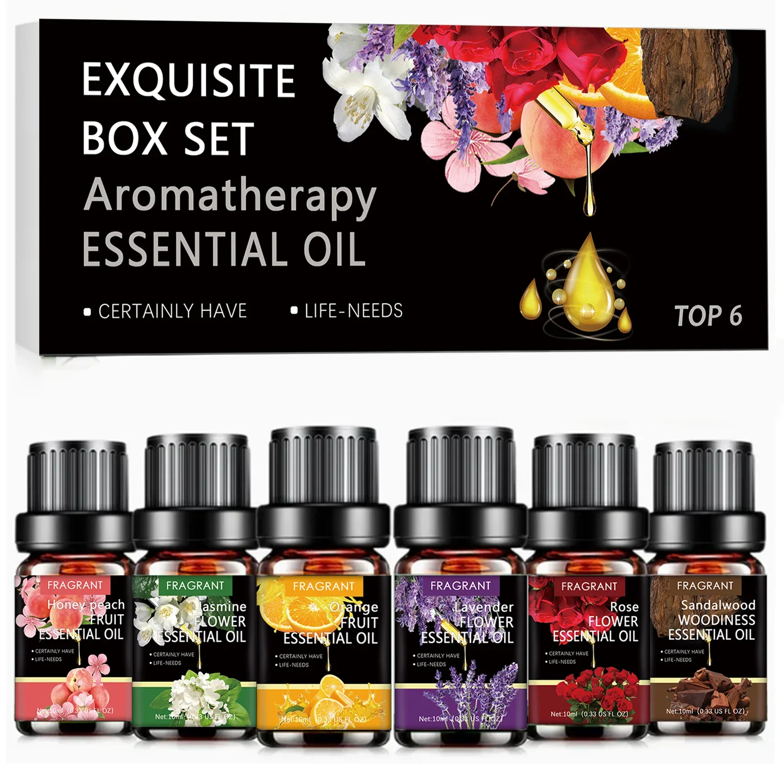 Olejki eteryczne do dyfuzorów lawenda eukaliptus drzewo herbaciane mięta pieprzowa rozmaryn mięta bergamotka cytryna róża czysty olejek eteryczny 10ml