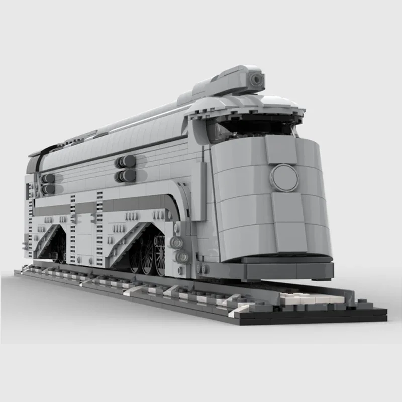 Technical Moc Bricks Train Series Model The Eternal Engine Modular Building Blocks Gifts Toys For Children DIY Sets Assembling