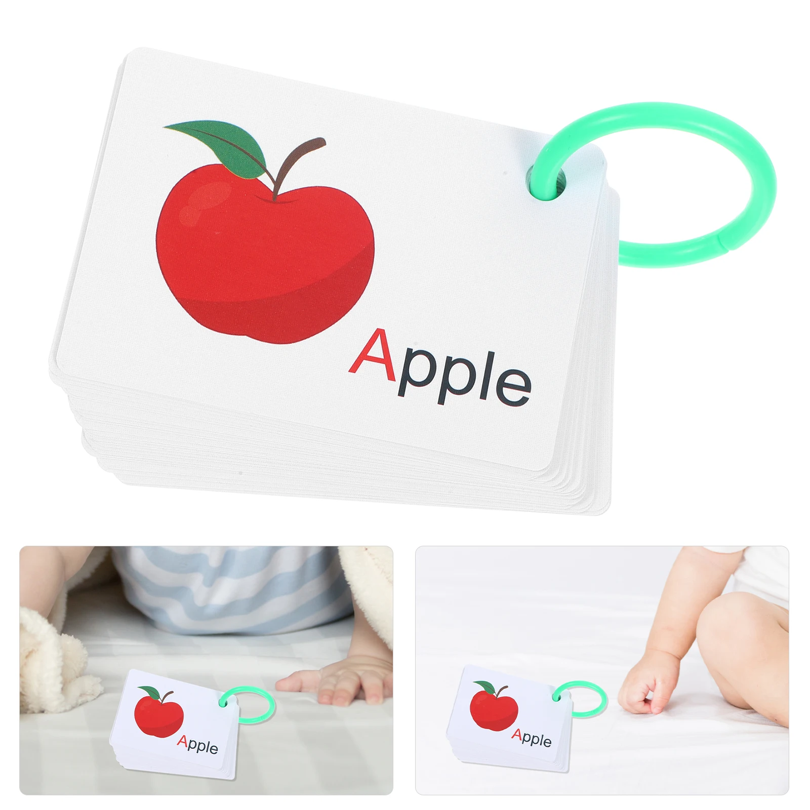 Educazione precoce Schede flash inglesi Giocattoli per l'apprendimento dei bambini Colori dell'alfabeto Forme Gioco di memoria cognitiva per 3-6 anni