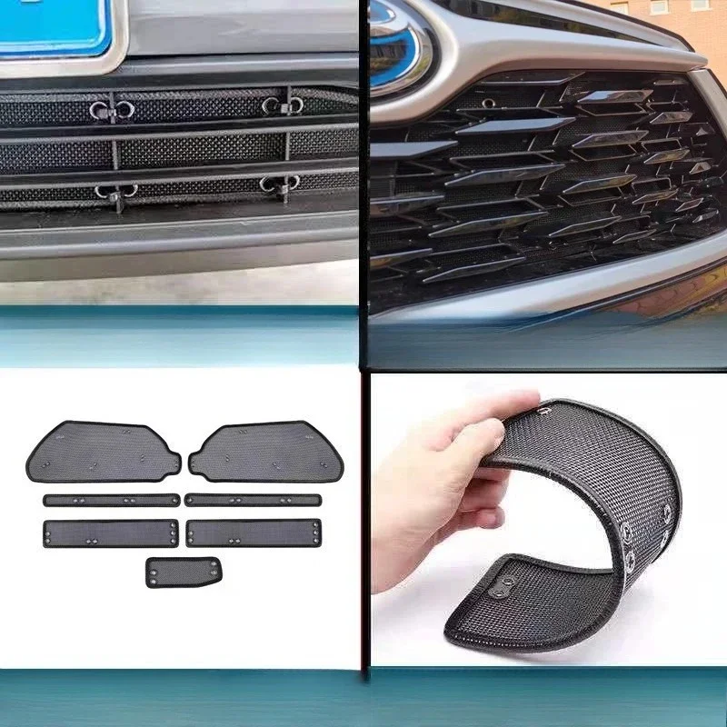 For Toyota 2022-2026 Highlander Water Tank Insect Net Mosquito Catkins Protection Net and Mesh Modification Accessories