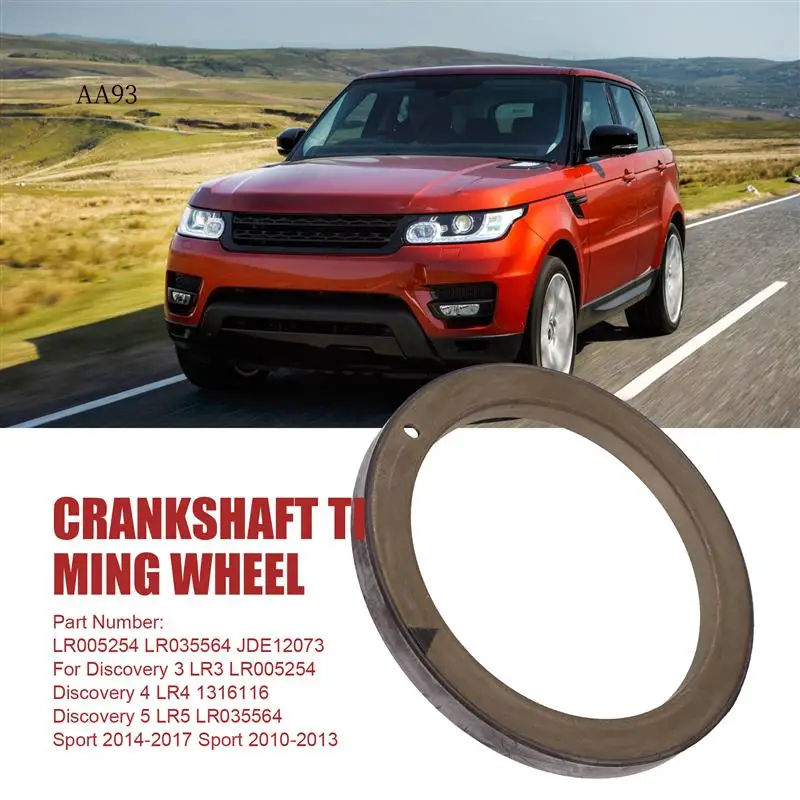 

AA-Crankshaft Timing Wheel JDE12073 LR005254 LR035564 For Land Rover Discovery 3 LR3 4 LR4 5 LR5 Jaguar XJ XF Rear Oil Seal