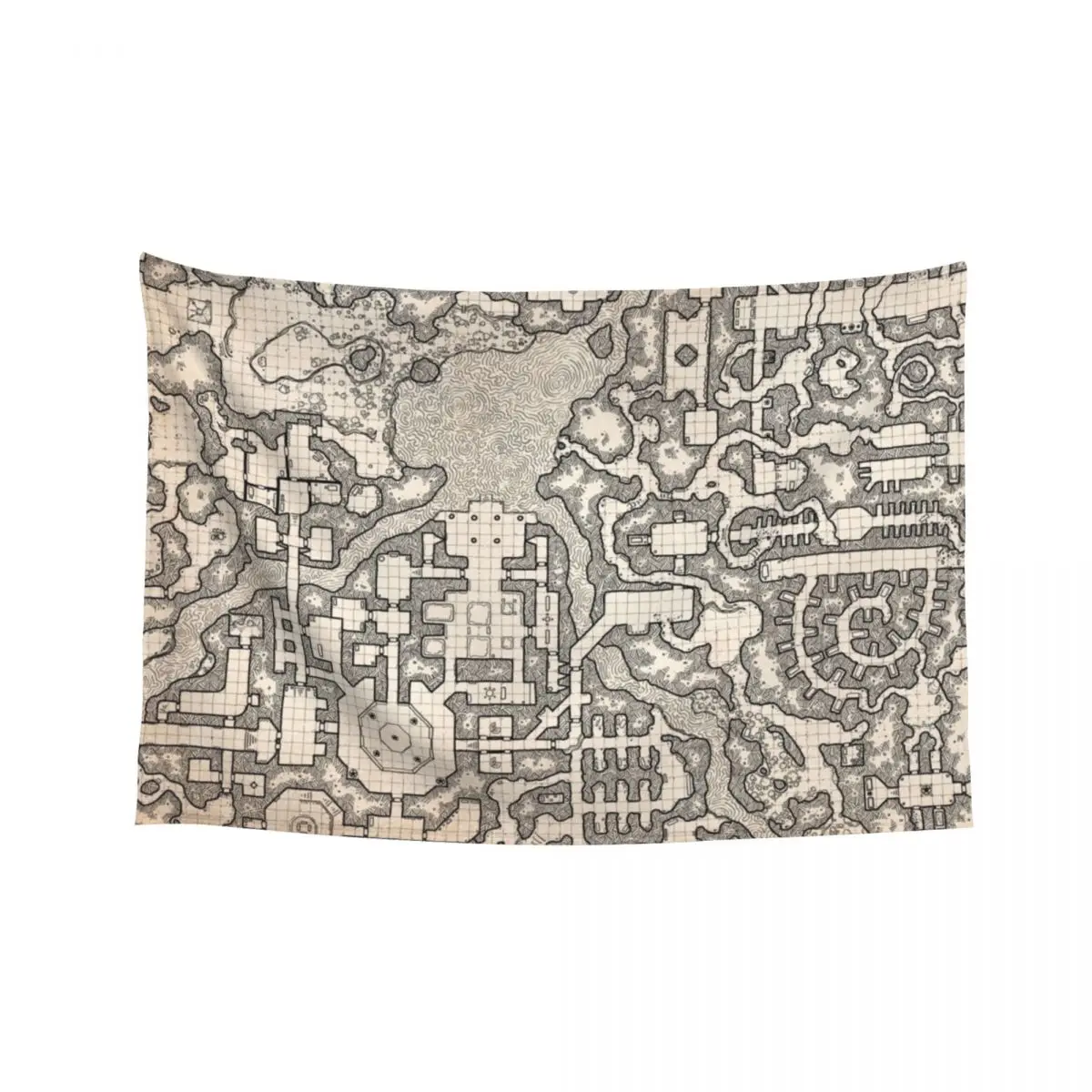 

The Winter Tombs - a massive dungeon complex by Dyson Logos Tapestry Aesthetic Home Decor Korean Room Decor Tapestry